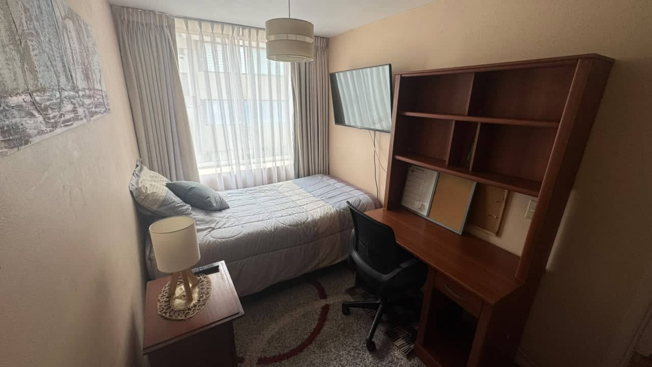 pieza en arriendo con baño privado y desayuno en viña del mar